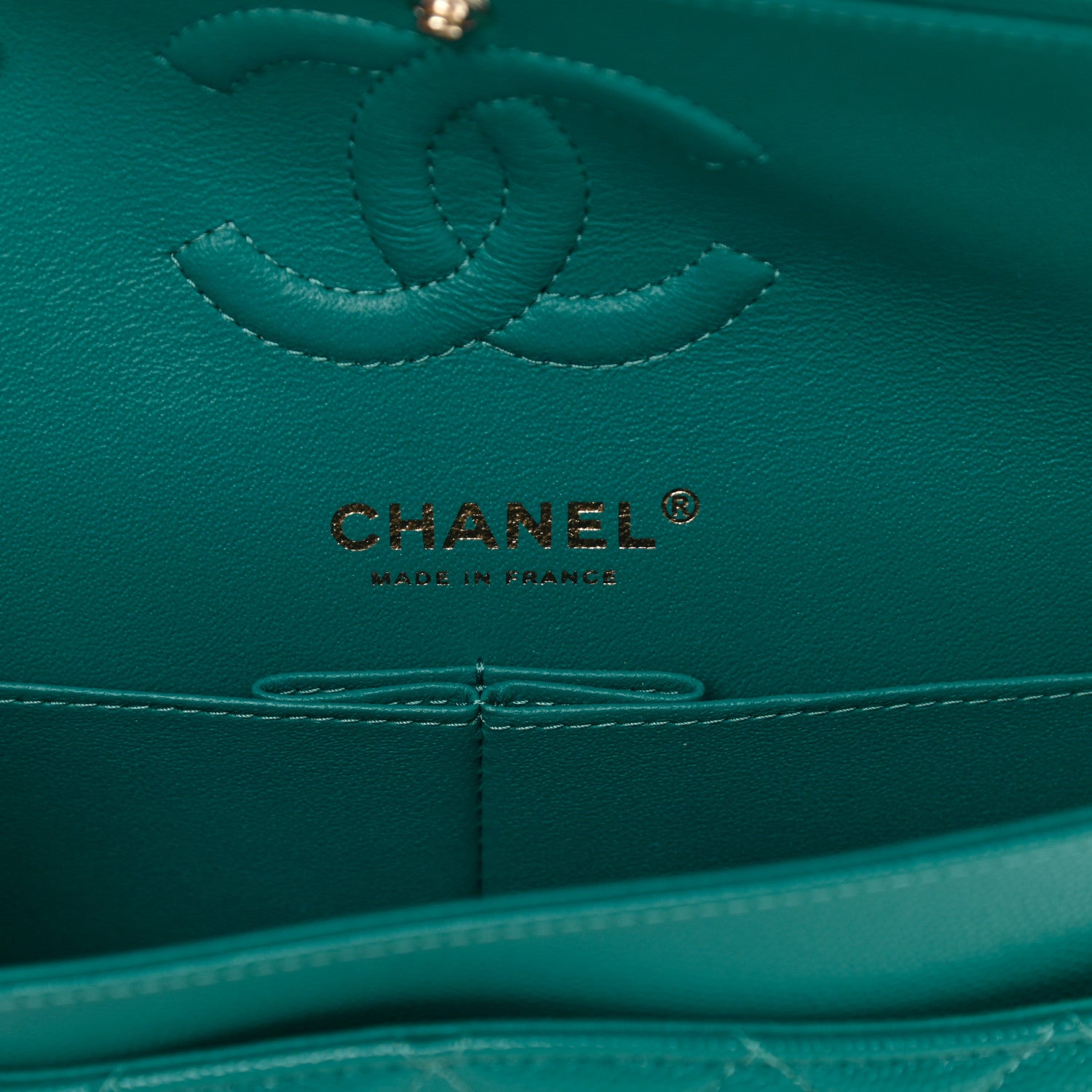 Chanel Caviar Quilted Small Double Flap Green 5 of 10
