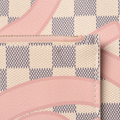 Louis Vuitton Damier Azur Tahitienne Neverfull MM 12 of 12