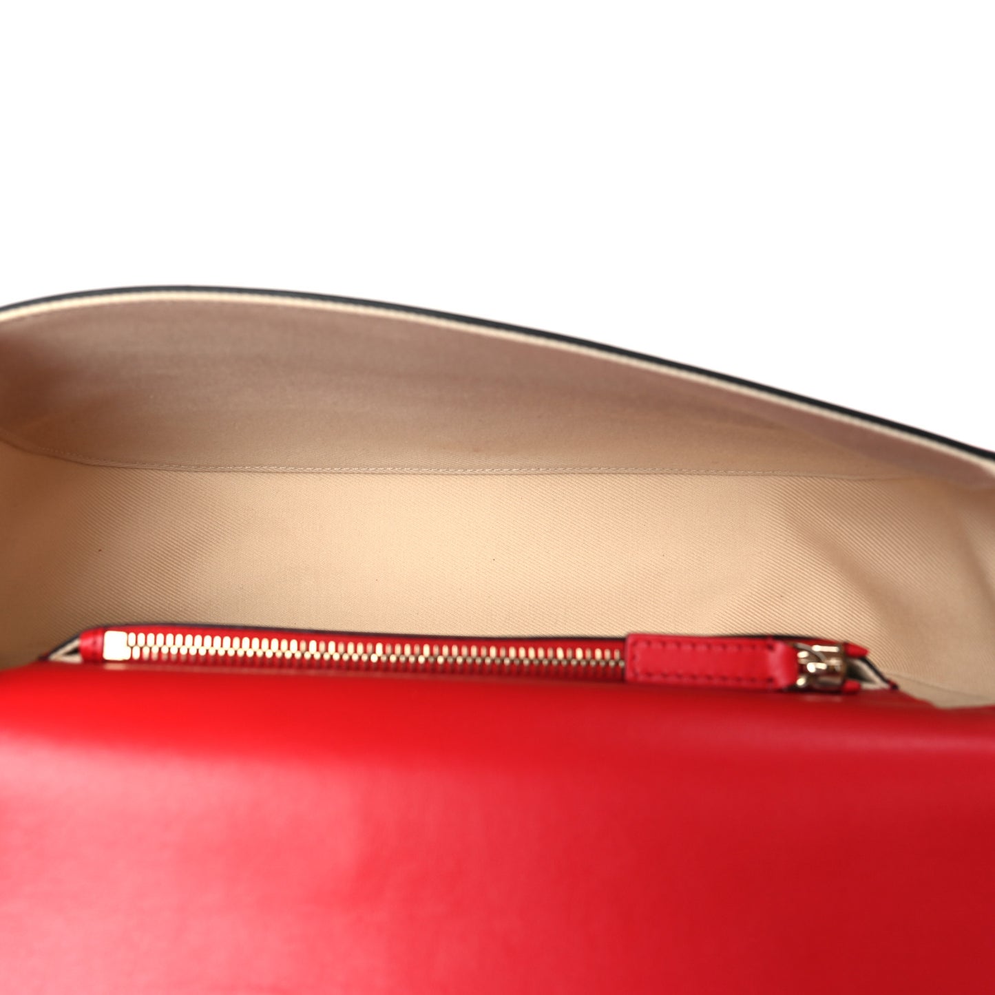 Calfskin VLogo Walk Shoulder Bag Rouge Pur
