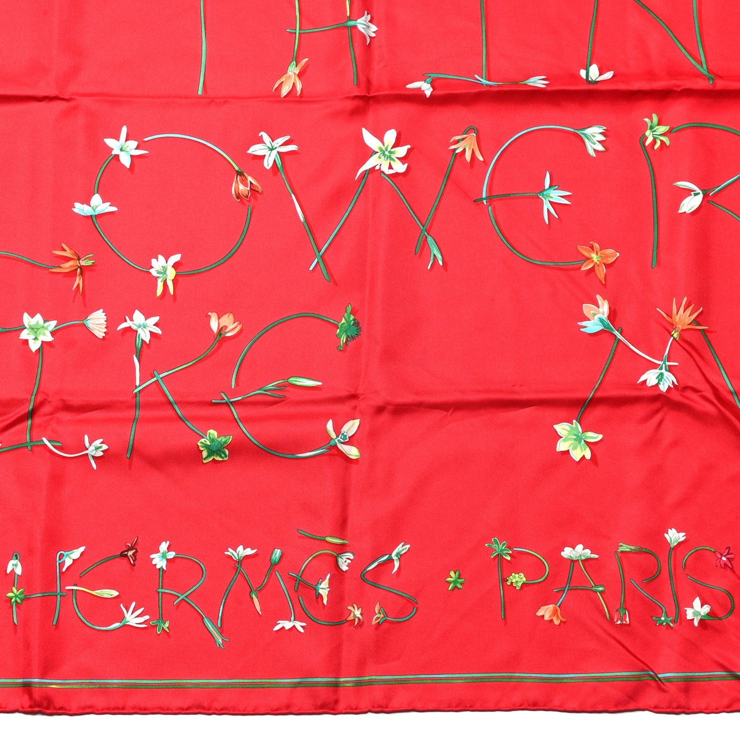 Silk I Like Flowers Scarf 90