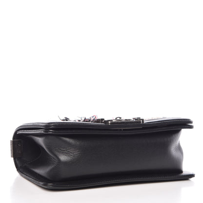 Chanel Tweed Lambskin Small Boy Flap Black 4 of 9