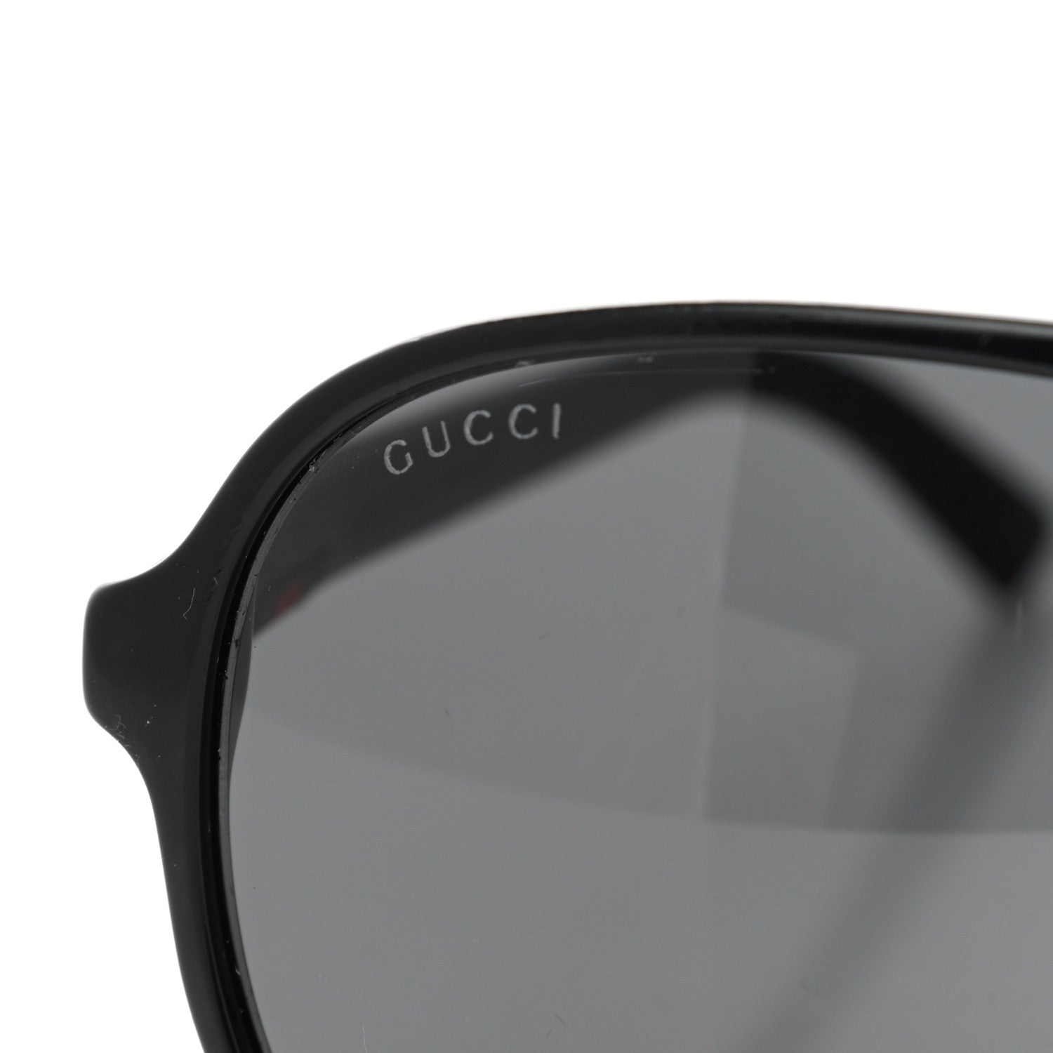 Gucci Acetate Web Aviator Sunglasses GG0423SA Black 7 of 7