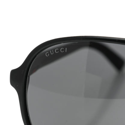 Gucci Acetate Web Aviator Sunglasses GG0423SA Black 7 of 7