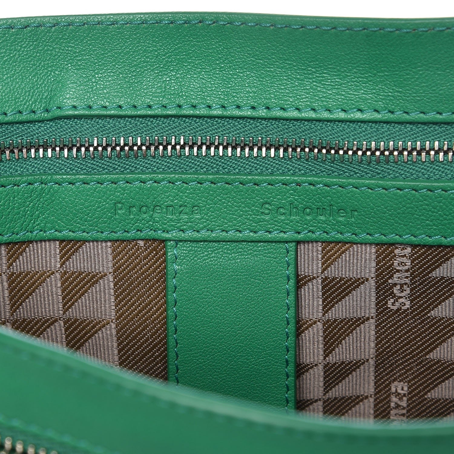 Proenza Schouler Lambskin Medium PS1 Satchel Aloe 8 of 11