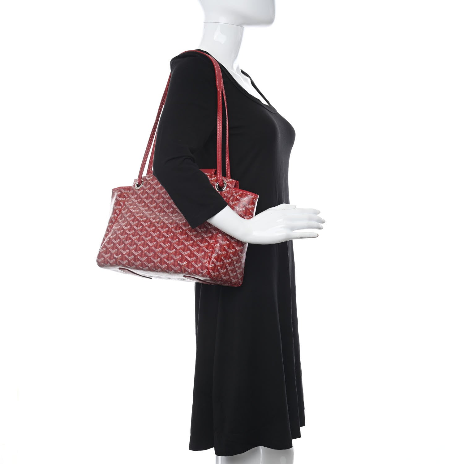 Goyard Goyardine Rouette PM Red 2 of 9