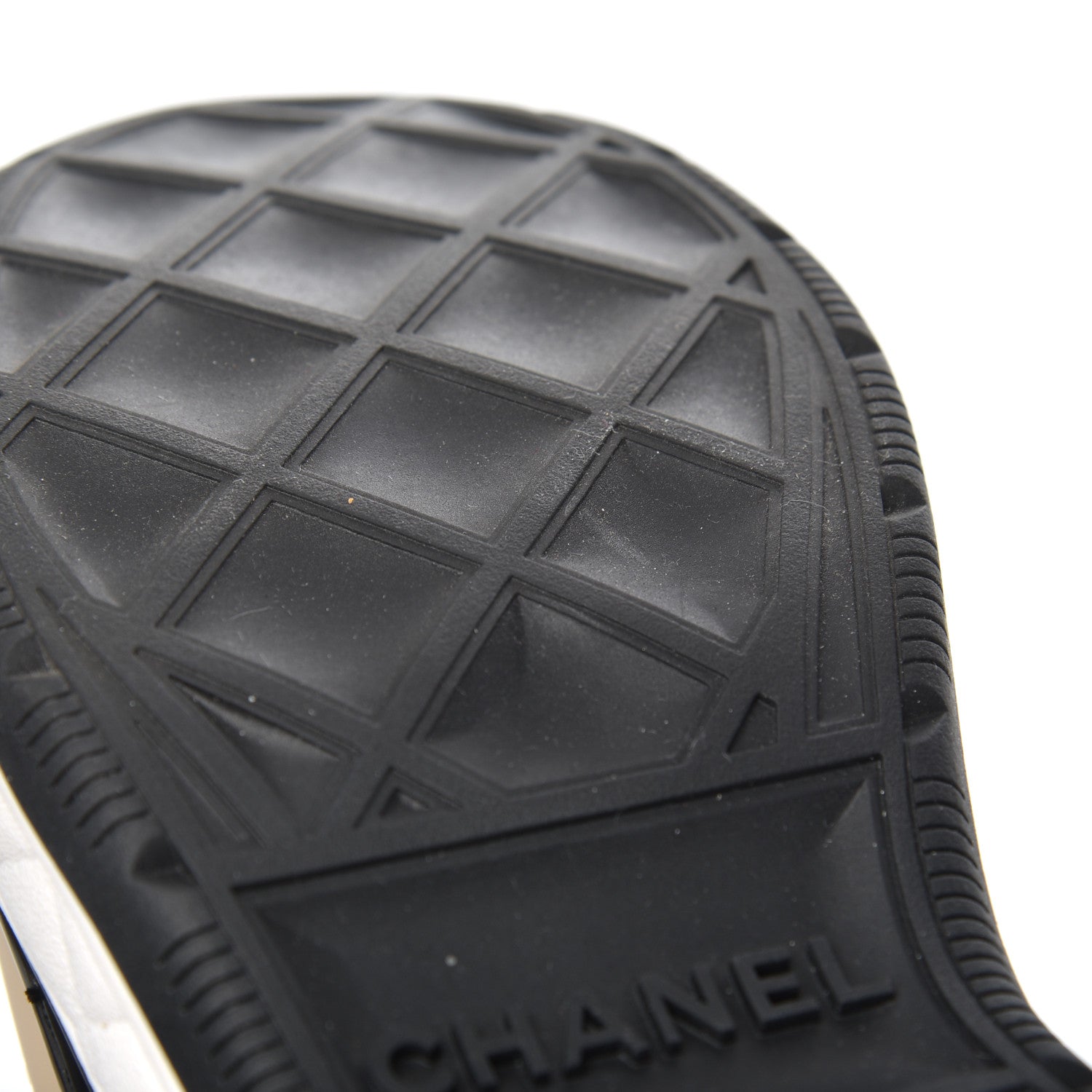 Chanel Velvet Calfskin Mixed Fibers CC Sneakers 38 Beige 10 of 15