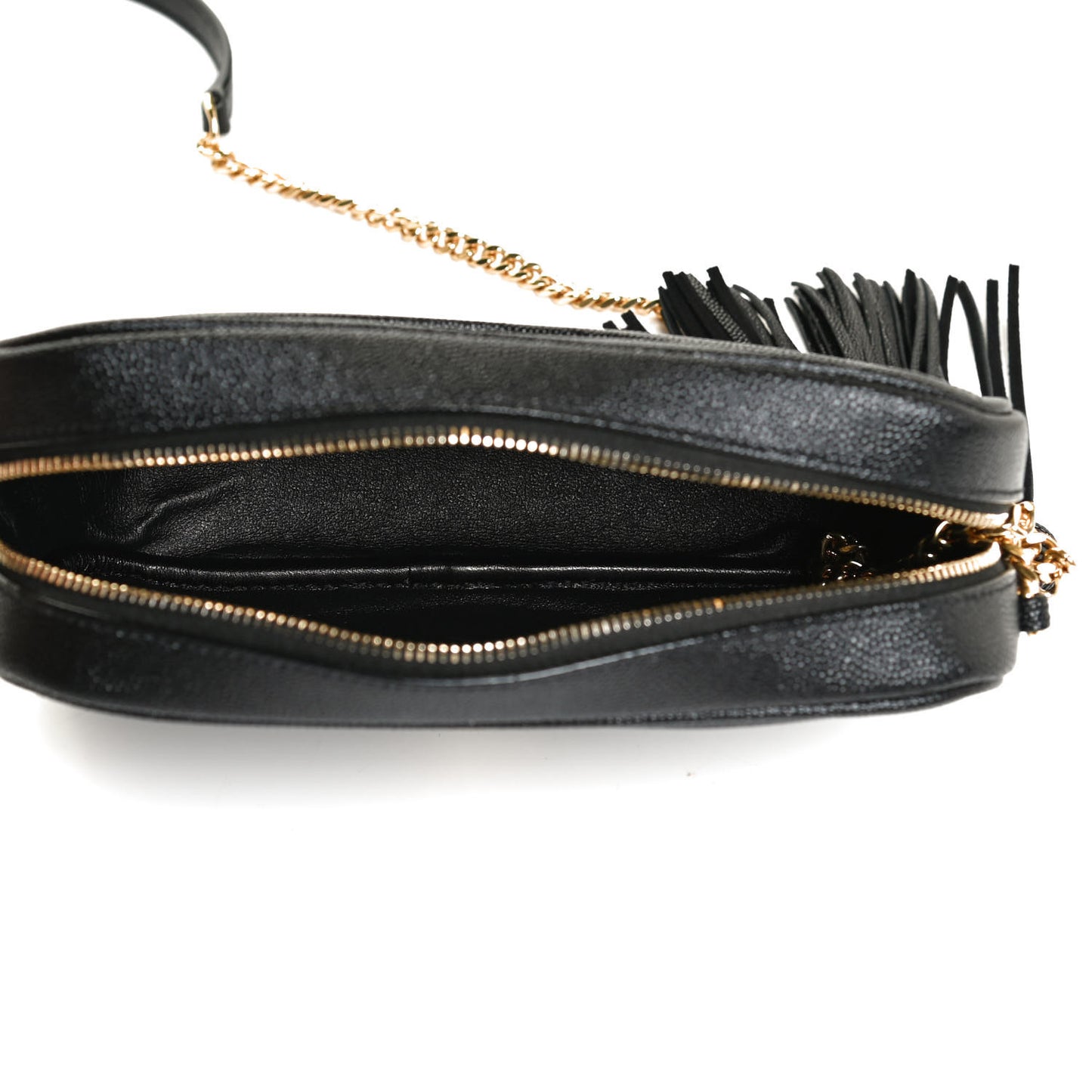 Grain De Poudre Matelasse Monogram Mini Lou Camera Bag Black