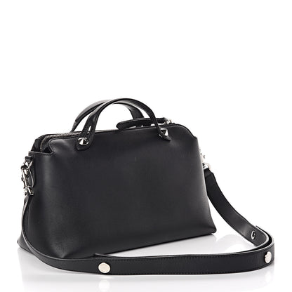 Fendi Vitello Dolce Medium By The Way Boston Bag Black 3 of 8
