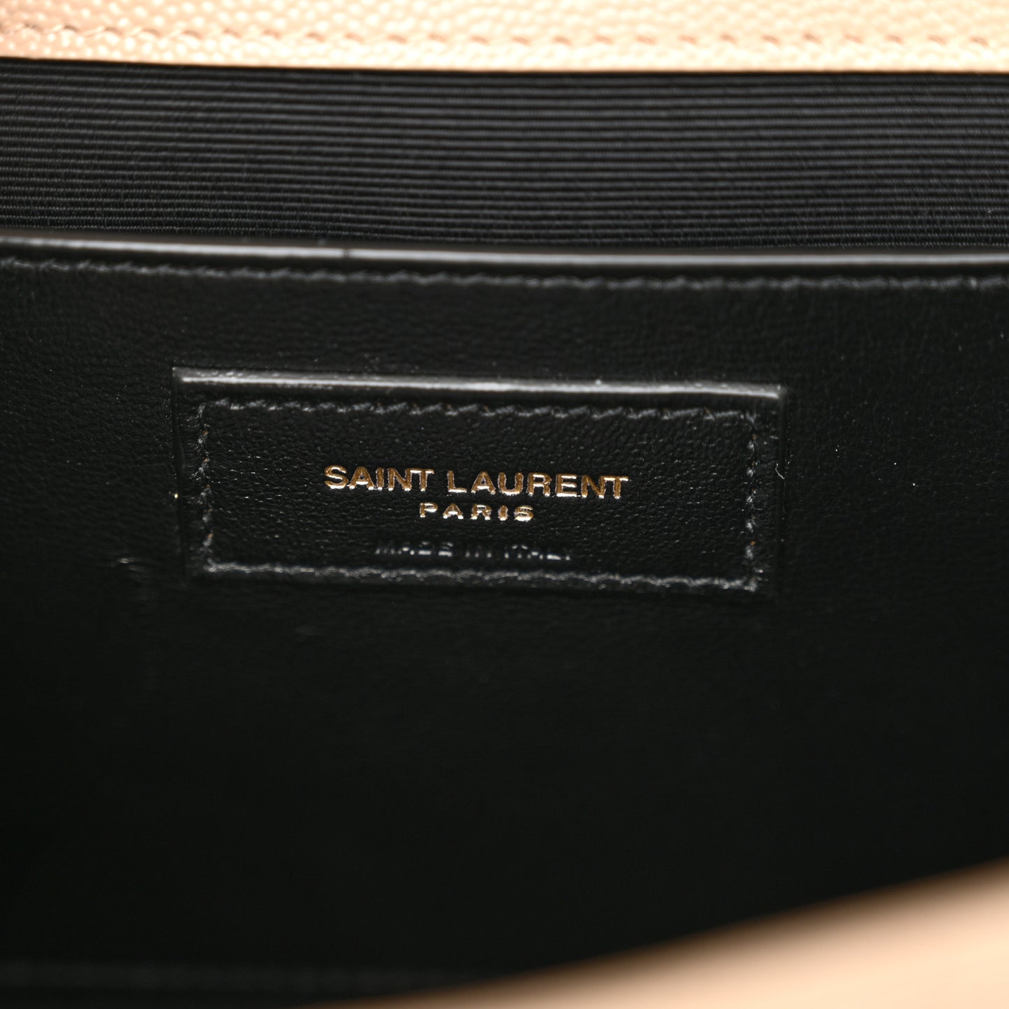 Grain De Poudre Textured Mixed Matelasse Medium Triquilt Monogram Satchel Dark Latte