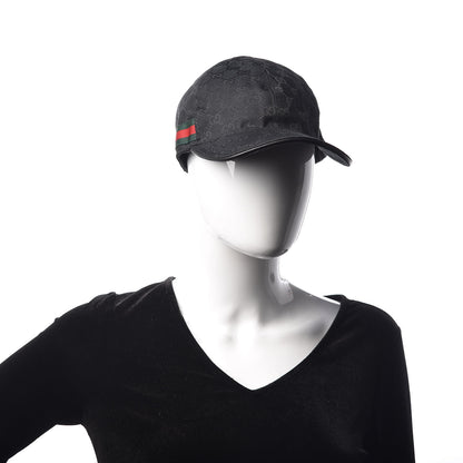 Gucci Monogram Web Baseball Hat L Black 2 of 6