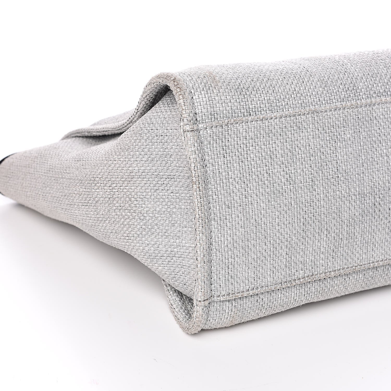 Chanel Canvas Deauville Large Tote Grey 8 of 10