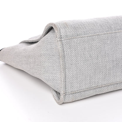 Chanel Canvas Deauville Large Tote Grey 8 of 10