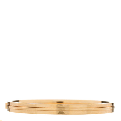 Tiffany 18K Rose Gold Diamond T Hinged Pave Bracelet 3 of 5