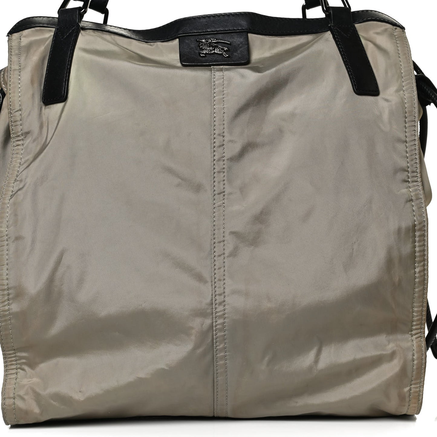 Nylon Buckleigh Packable Tote Bag Beige