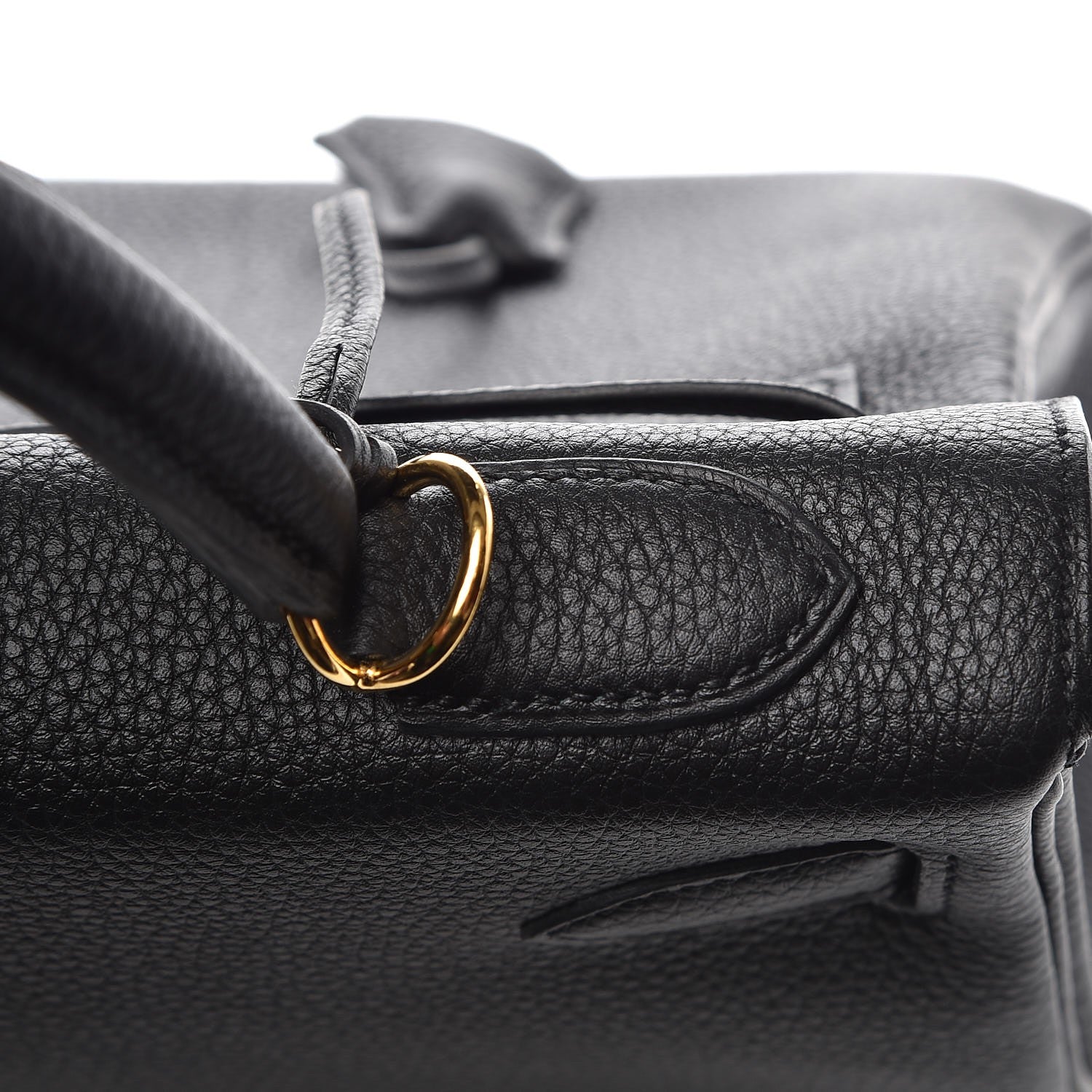 Hermes Togo Kelly Retourne 32 Black 36 of 37