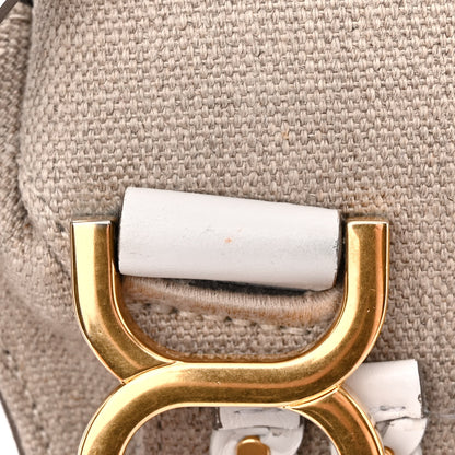 Chloe Canvas Calfskin Small Marcie Satchel White 13 of 22