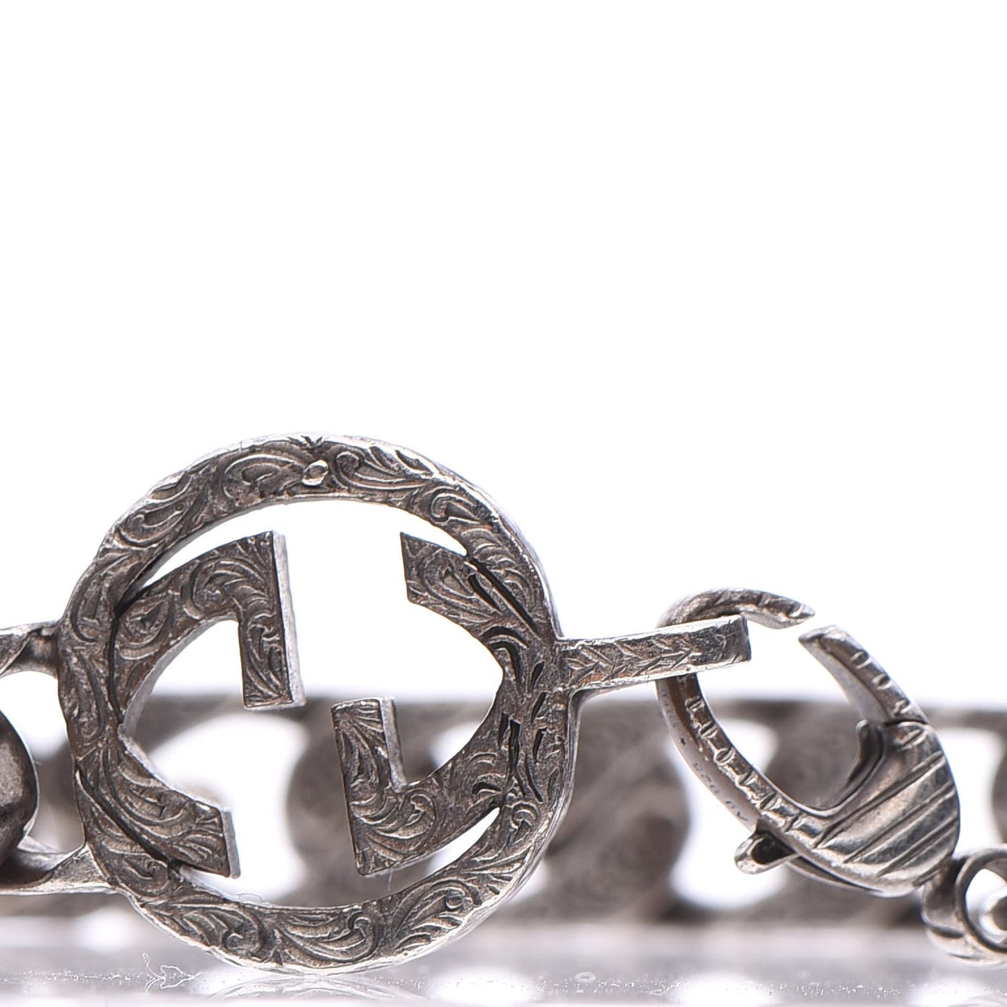 Sterling Silver Interlocking G Chain Bracelet