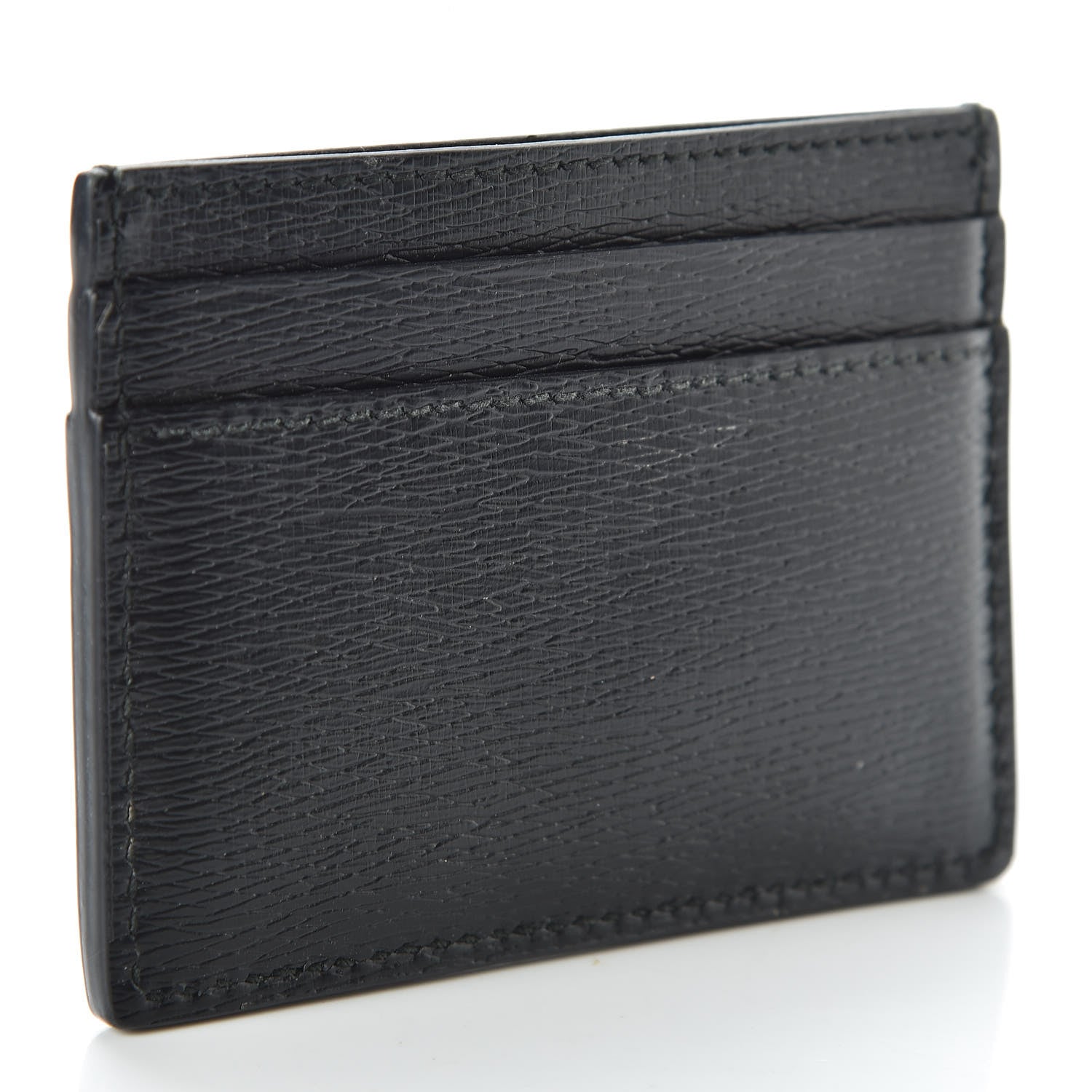 Gucci Calfskin Kingsnake Card Holder Black 3 of 7
