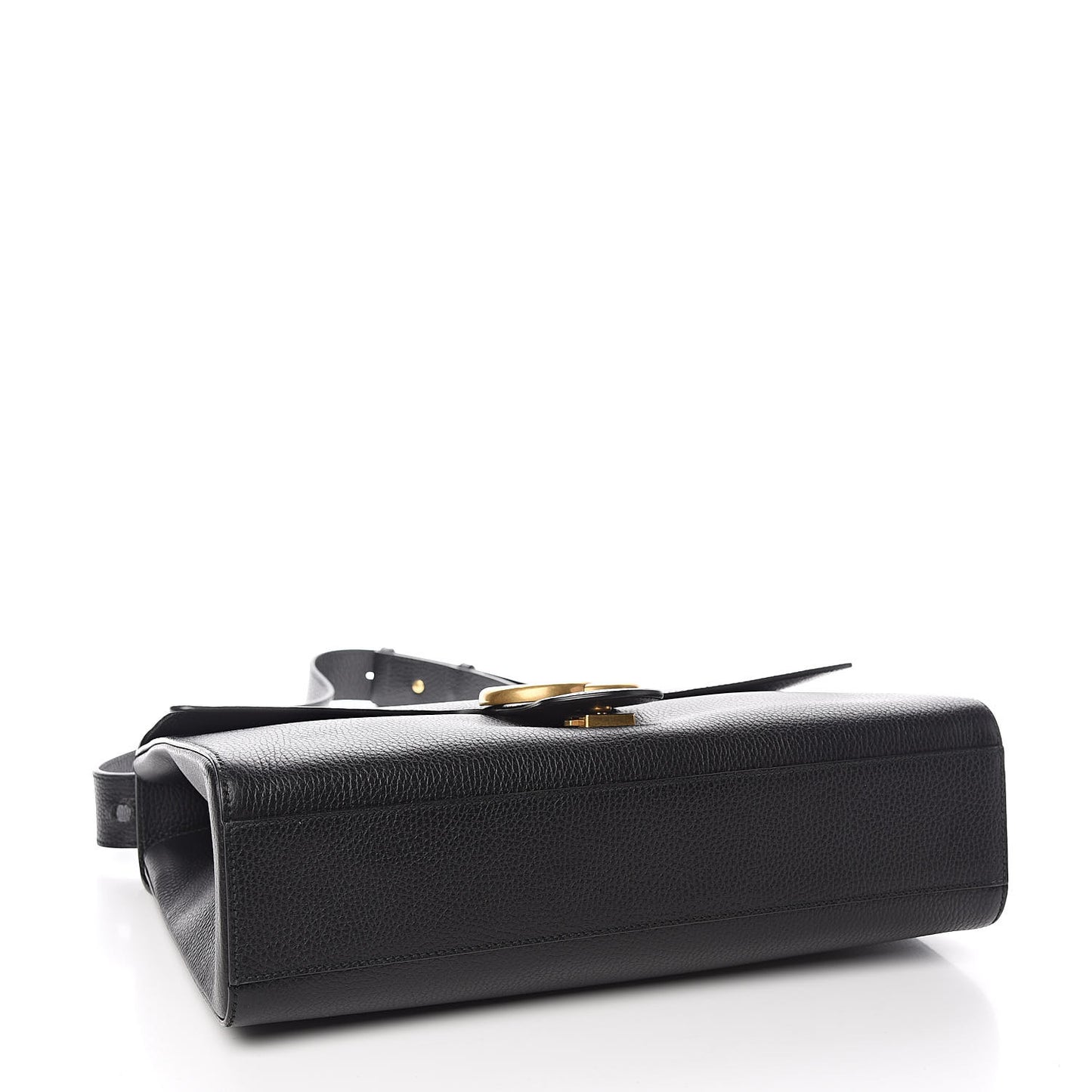 Calfskin GG Marmont Messenger Bag Black
