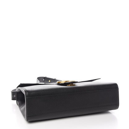 Gucci Calfskin GG Marmont Messenger Bag Black 4 of 10