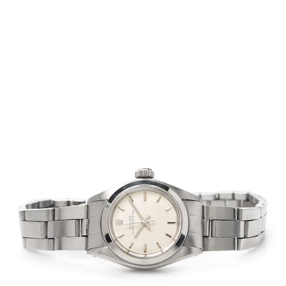 Rolex Stainless Steel 24mm Oyster Perpetual Watch White 6718 2 of 5