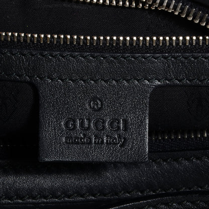 Gucci Guccissima Medium Icon Bit Hobo Black 6 of 7