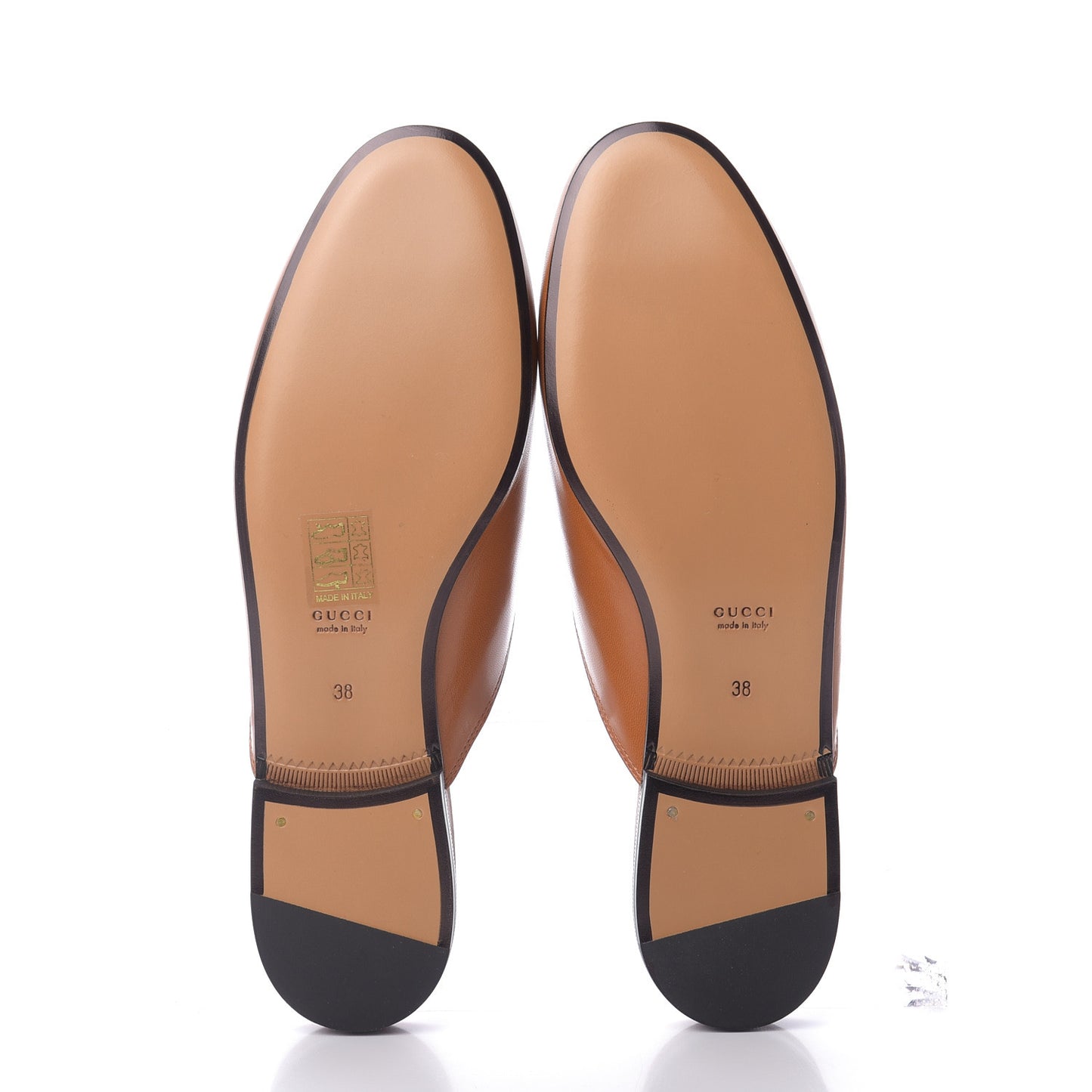 Malaga Kid Womens Princetown Slippers 38 Cognac