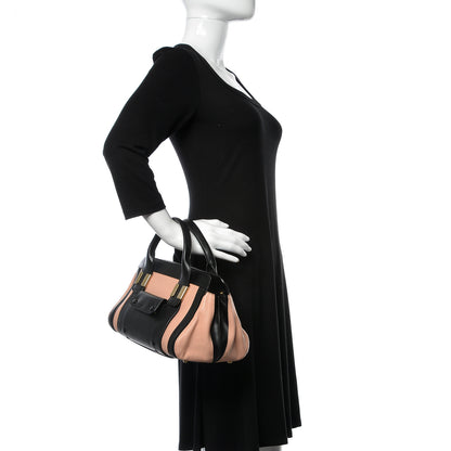 Chloe Calfskin Mini Alice Satchel Anemone Pink Black 2 of 12