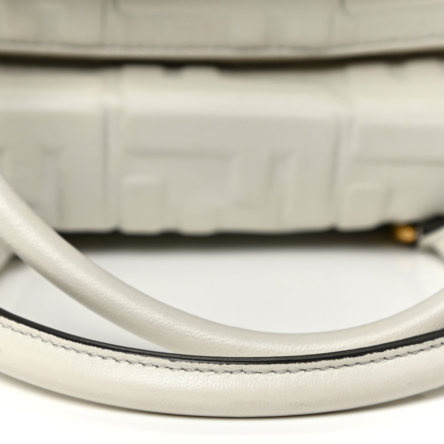 Nappa FF 1974 Embossed Small Boston White
