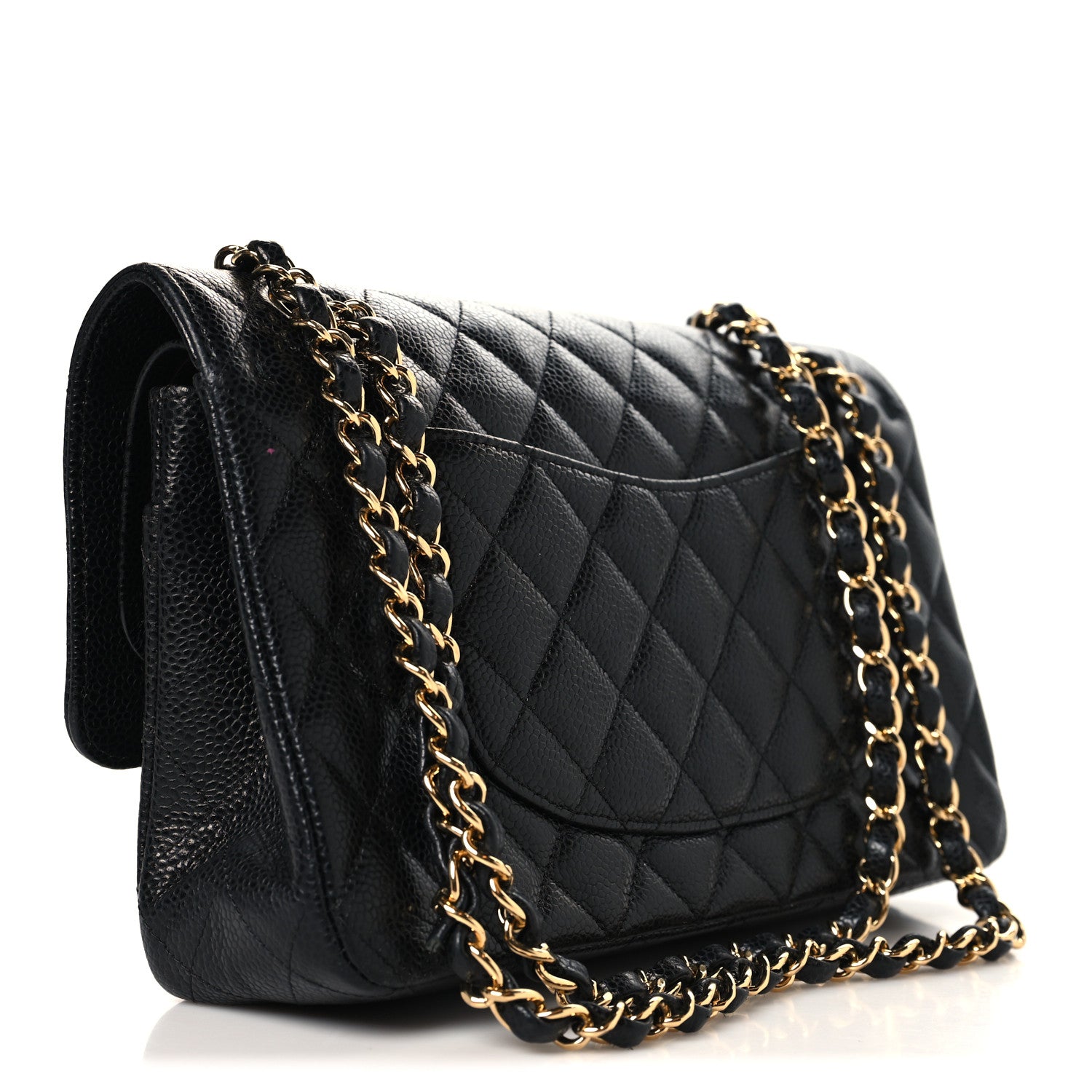 Chanel Caviar Quilted Medium Double Flap Black 3 of 11