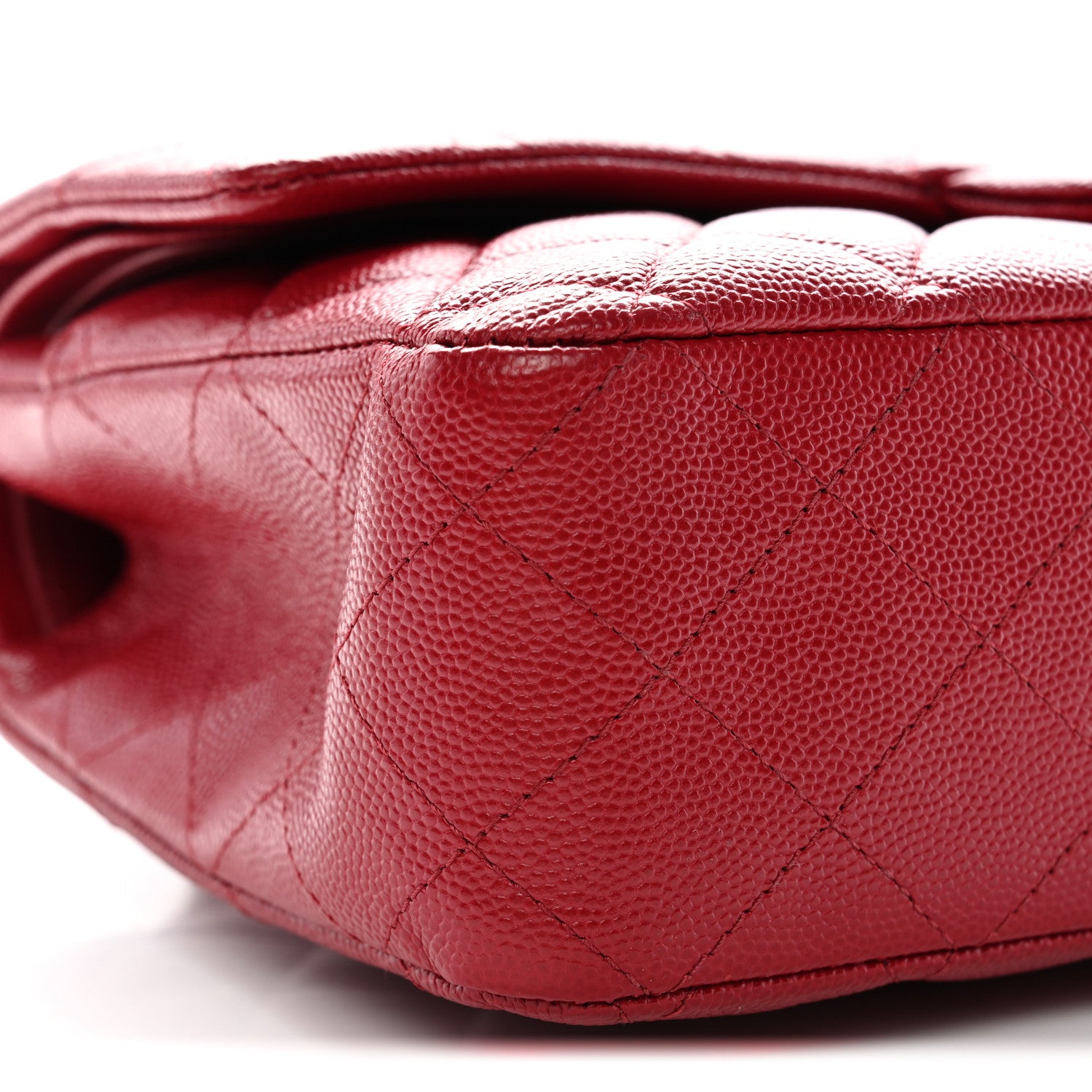 Chanel Caviar Quilted Medium Double Flap Red 25 of 34