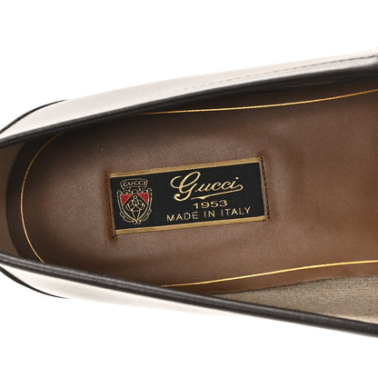 Gucci Betis Glamour Calfskin Mens 1953 Horsebit Loafers 12 Brown 8 of 9