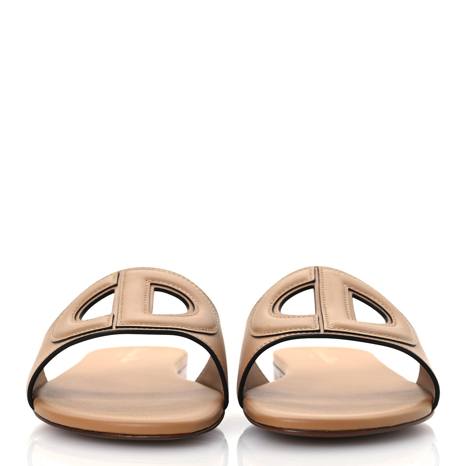 Christian Dior Calfskin D-Club Mule Sandal 40 Natural 3 of 11