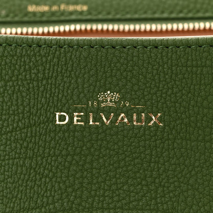 Delvaux Rodeo Calfskin Surprique Brillant East West Satchel Green 7 of 12