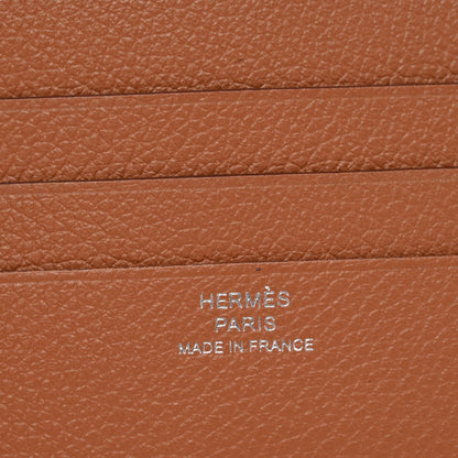 Hermes Evercolor H Sellier Card Holder Gold 6 of 8
