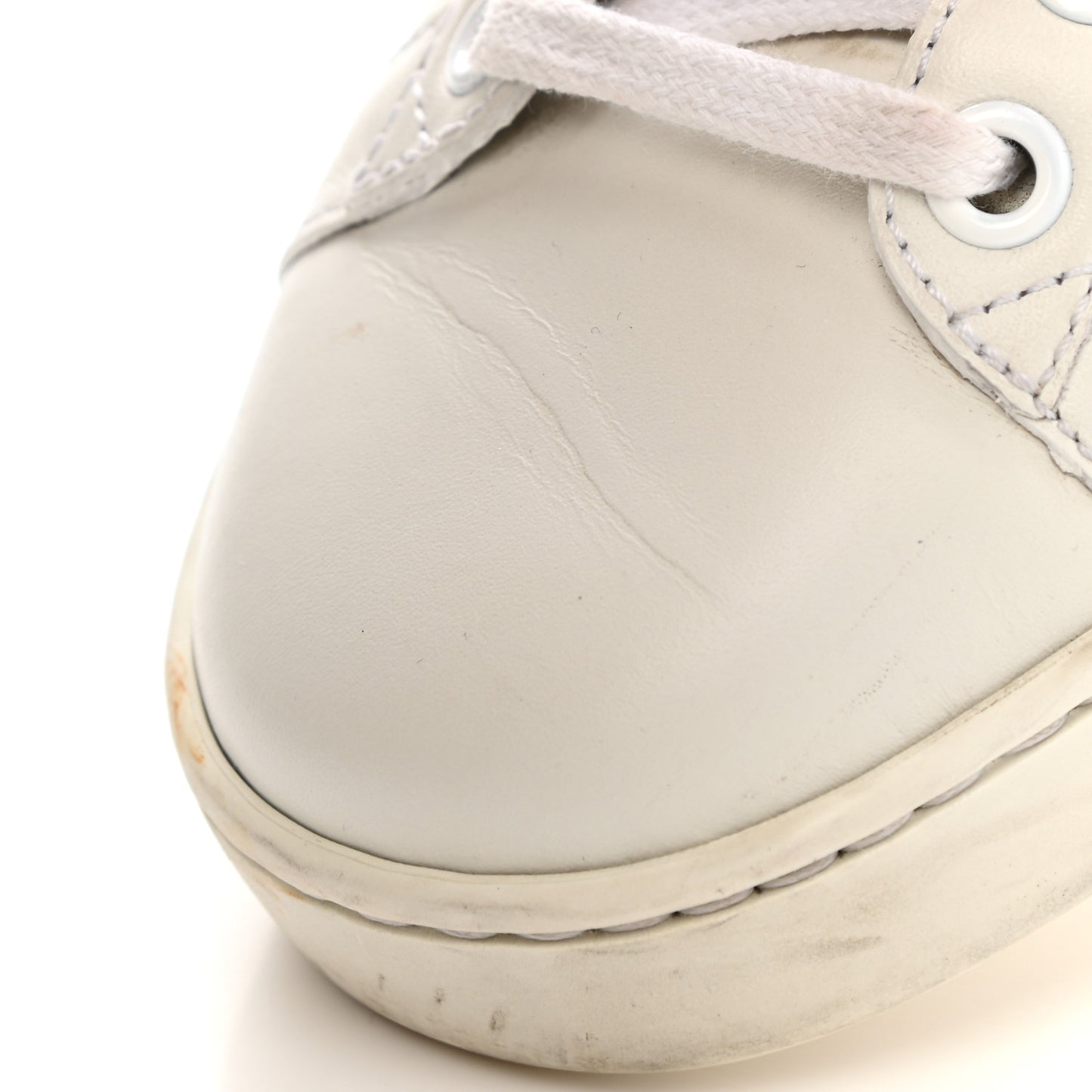 Calfskin Web Bee Embroidered Womens Ace Sneakers 38 White Green