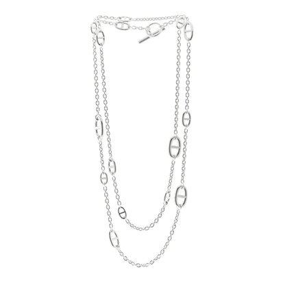 Hermes Sterling Silver Farandole Necklace 120 3 of 6