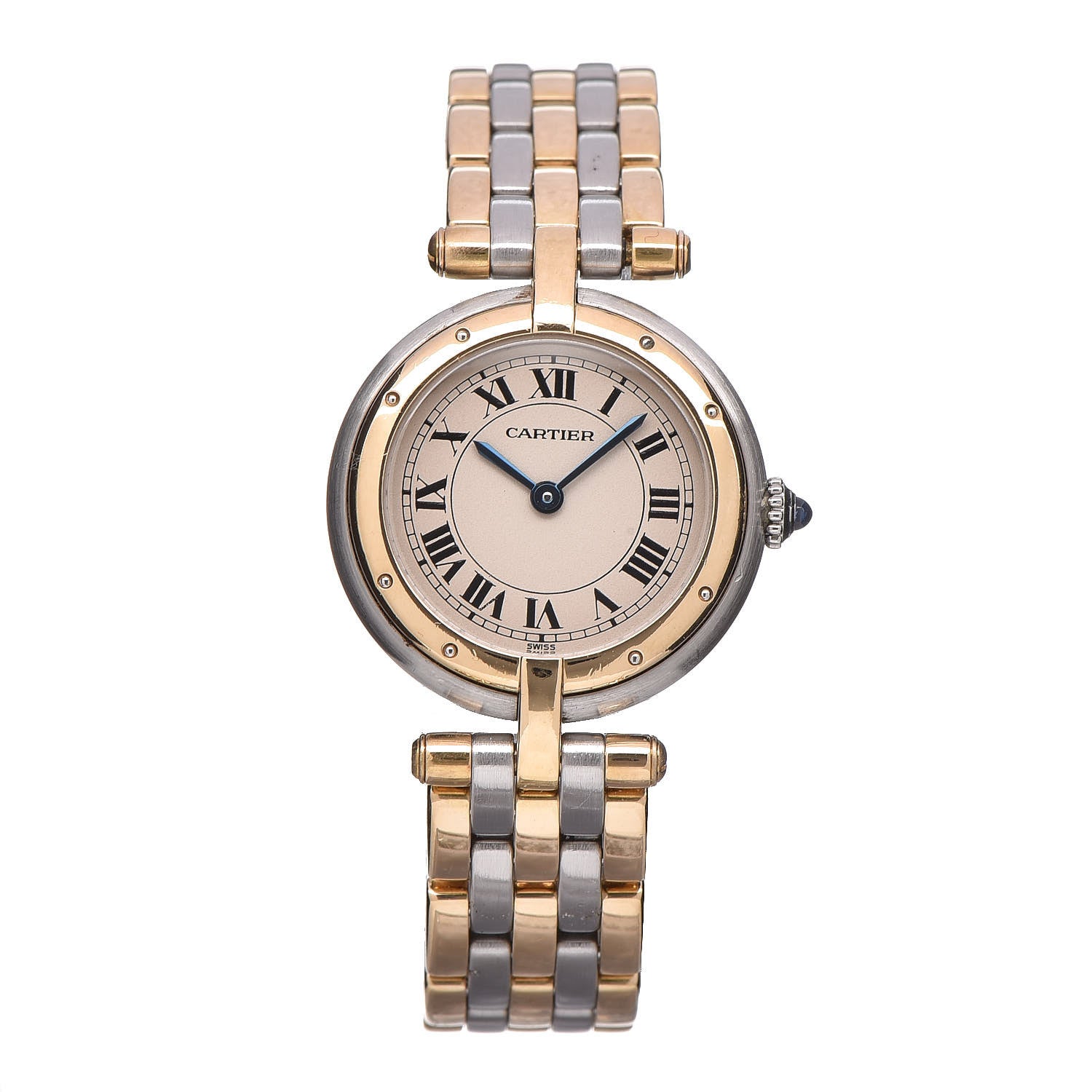 Cartier Stainless Steel 18K Yellow Gold 24mm Panthere Vendome Quartz Watch 1 of 7