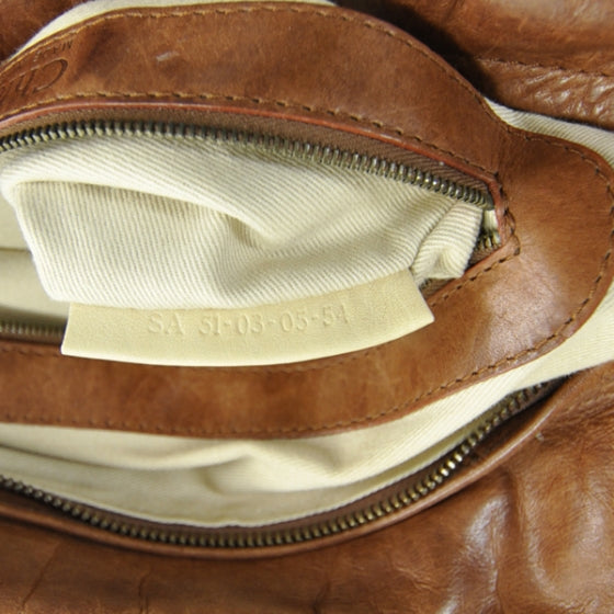 Chloe Calfskin Silverado Shoulder Bag Tan 8 of 11