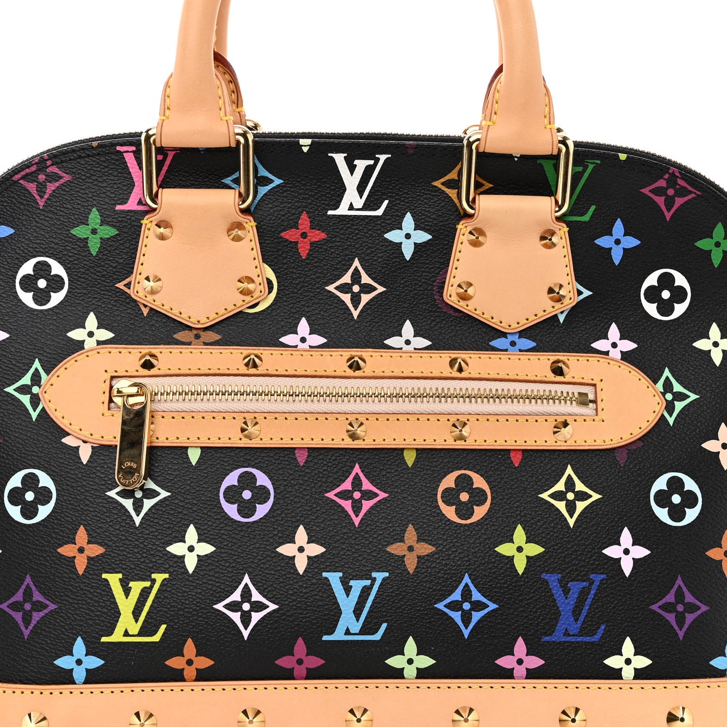 LOUIS VUITTON Monogram Multicolor Alma Black