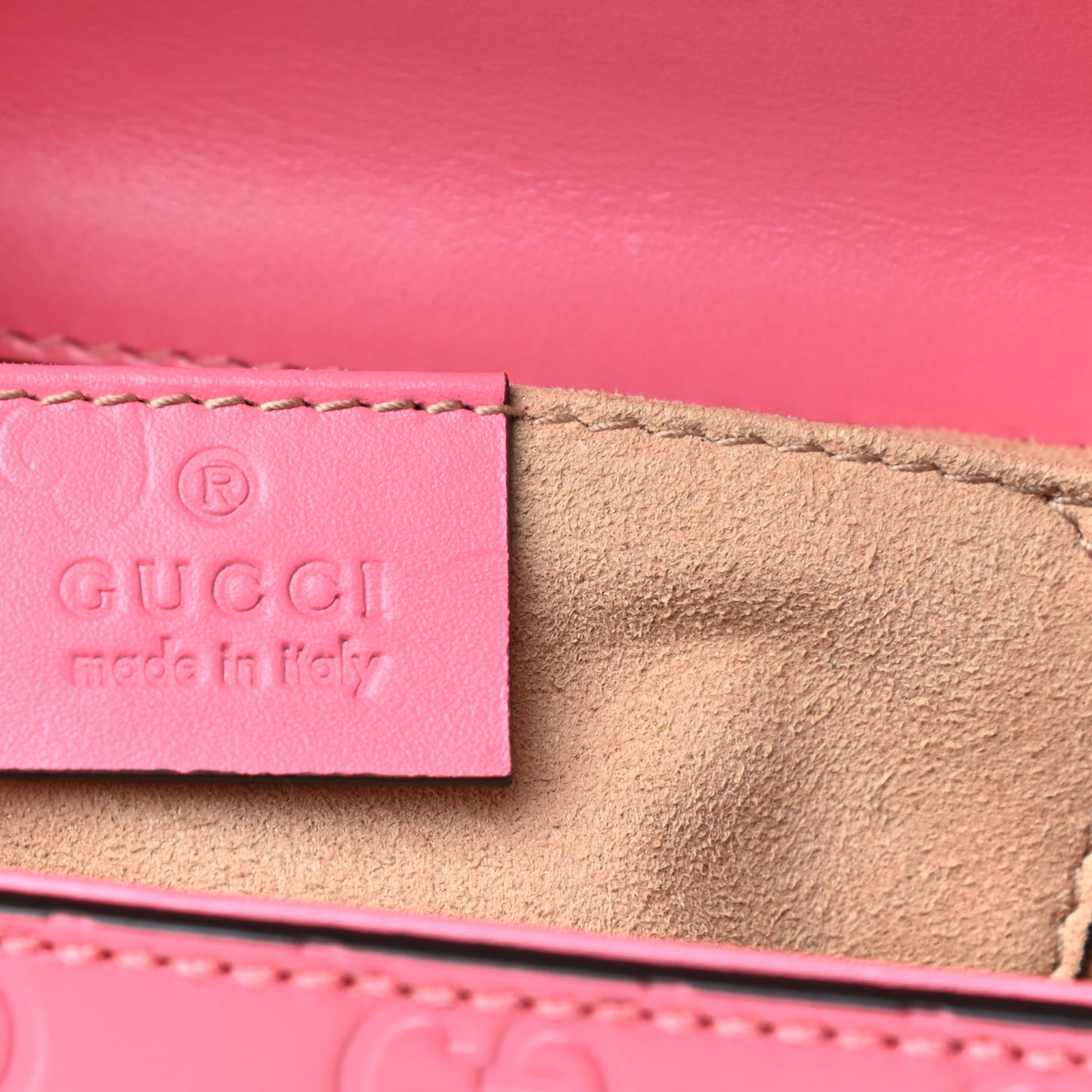 Guccissima Small Padlock Shoulder Bag Flush