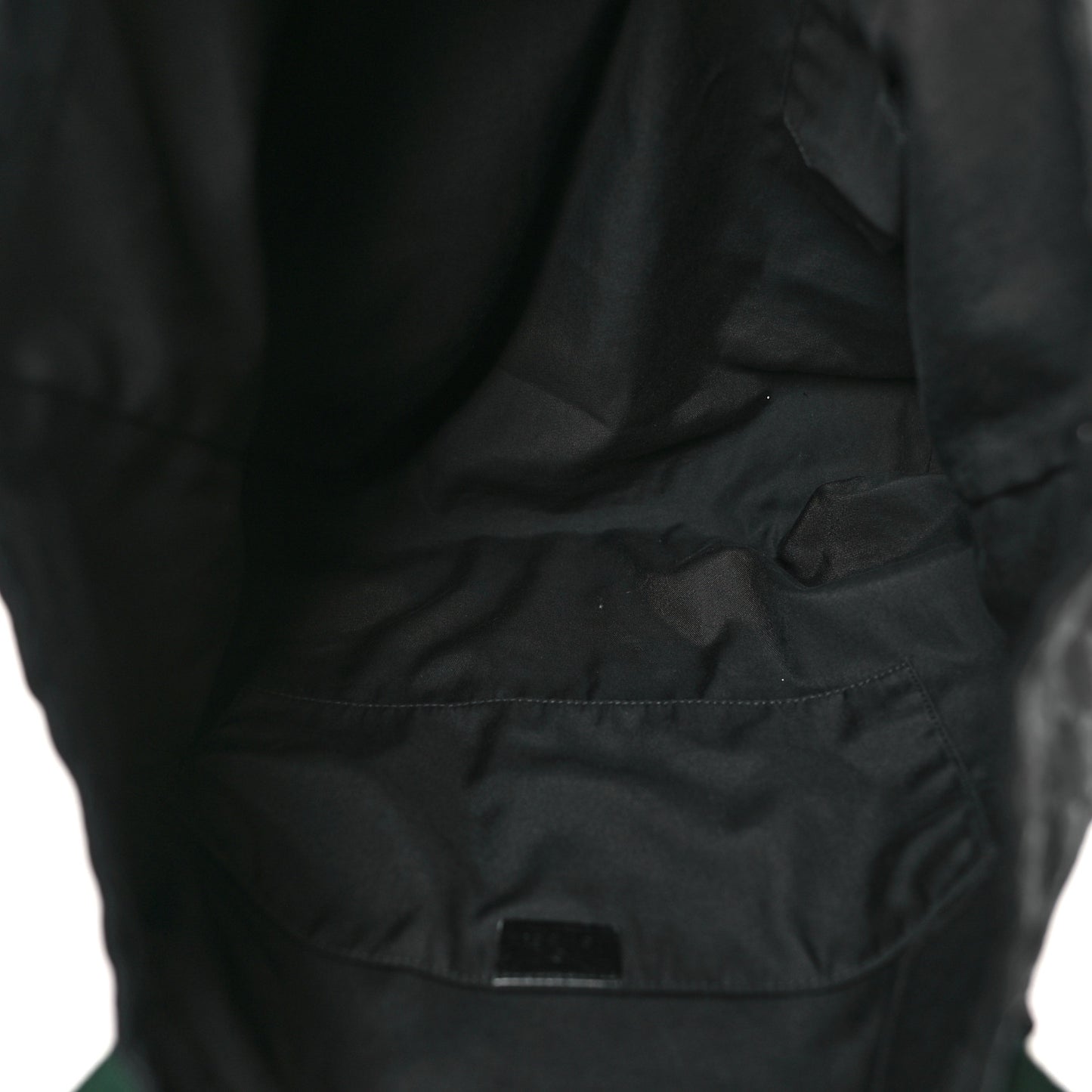 GG Monogram Medium Web Handle Vertical Tote Black