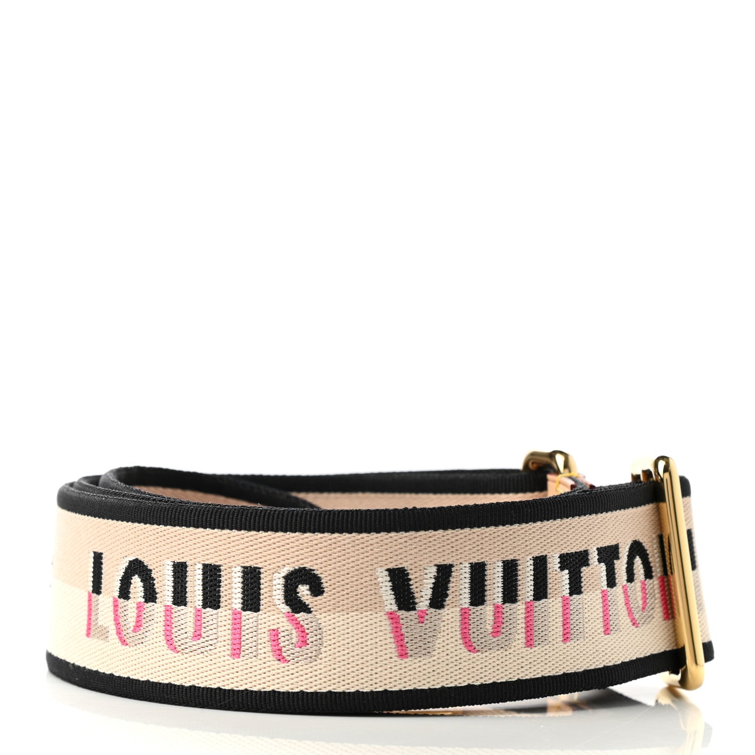 Louis Vuitton Jacquard Speedy Bandouliere 20 Shoulder Strap Black 2 of 3
