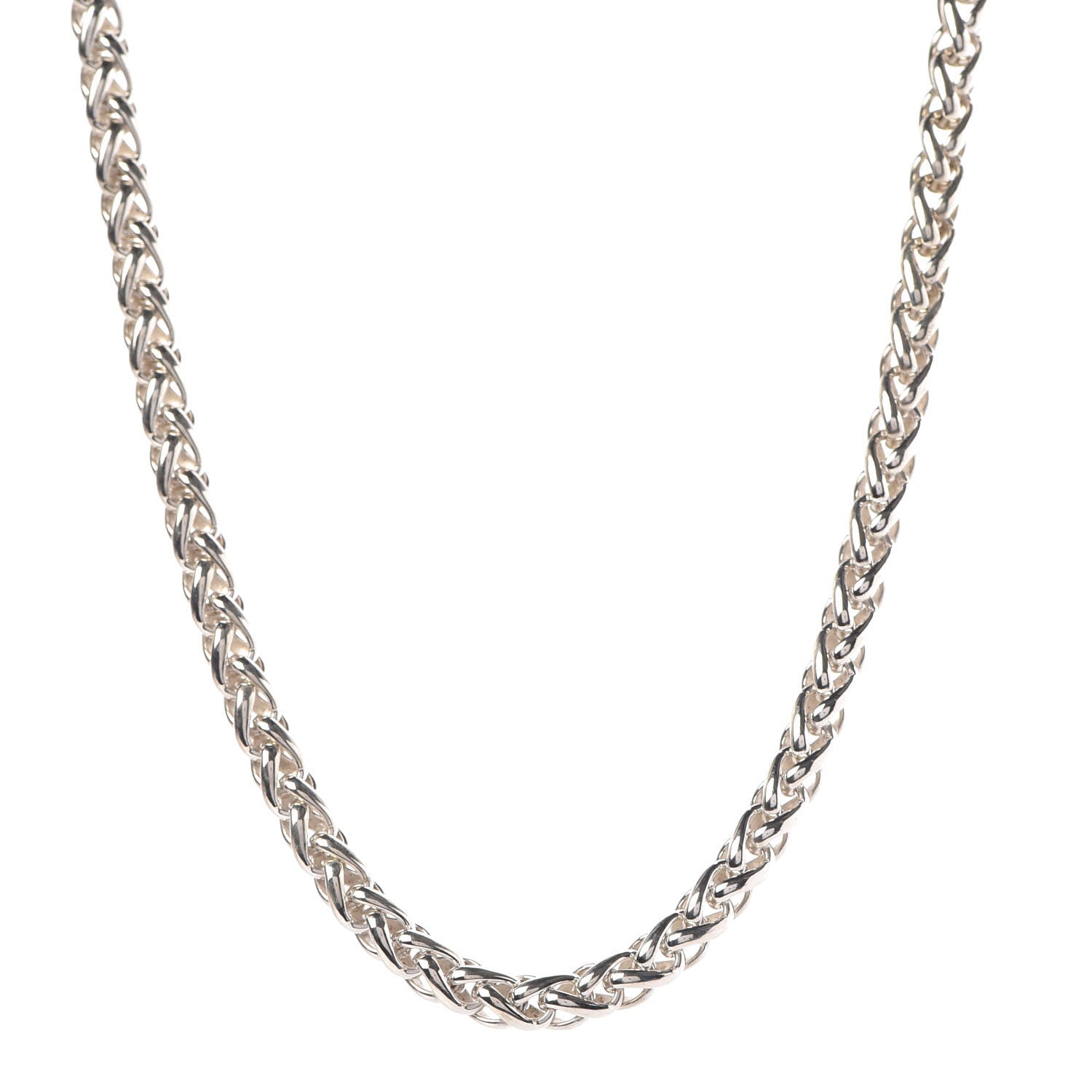 David Yurman Sterling Silver 14K Yellow Gold 6mm Wheat Chain Necklace 1 of 5