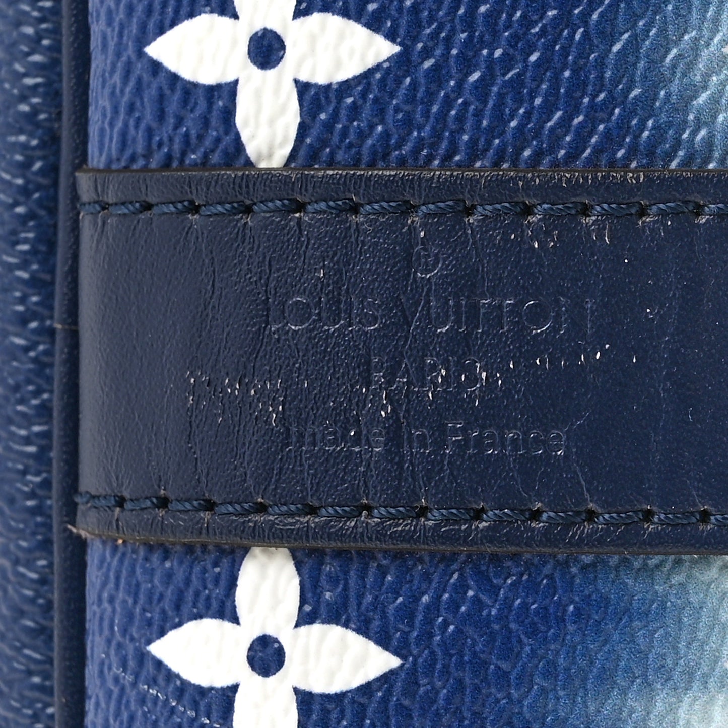 Monogram Escale Keepall Bandouliere 50 Blue