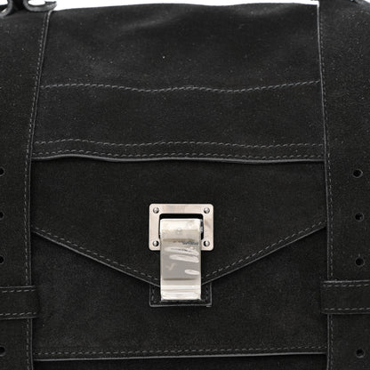 Proenza Schouler Suede Medium PS1 Satchel Black 8 of 10