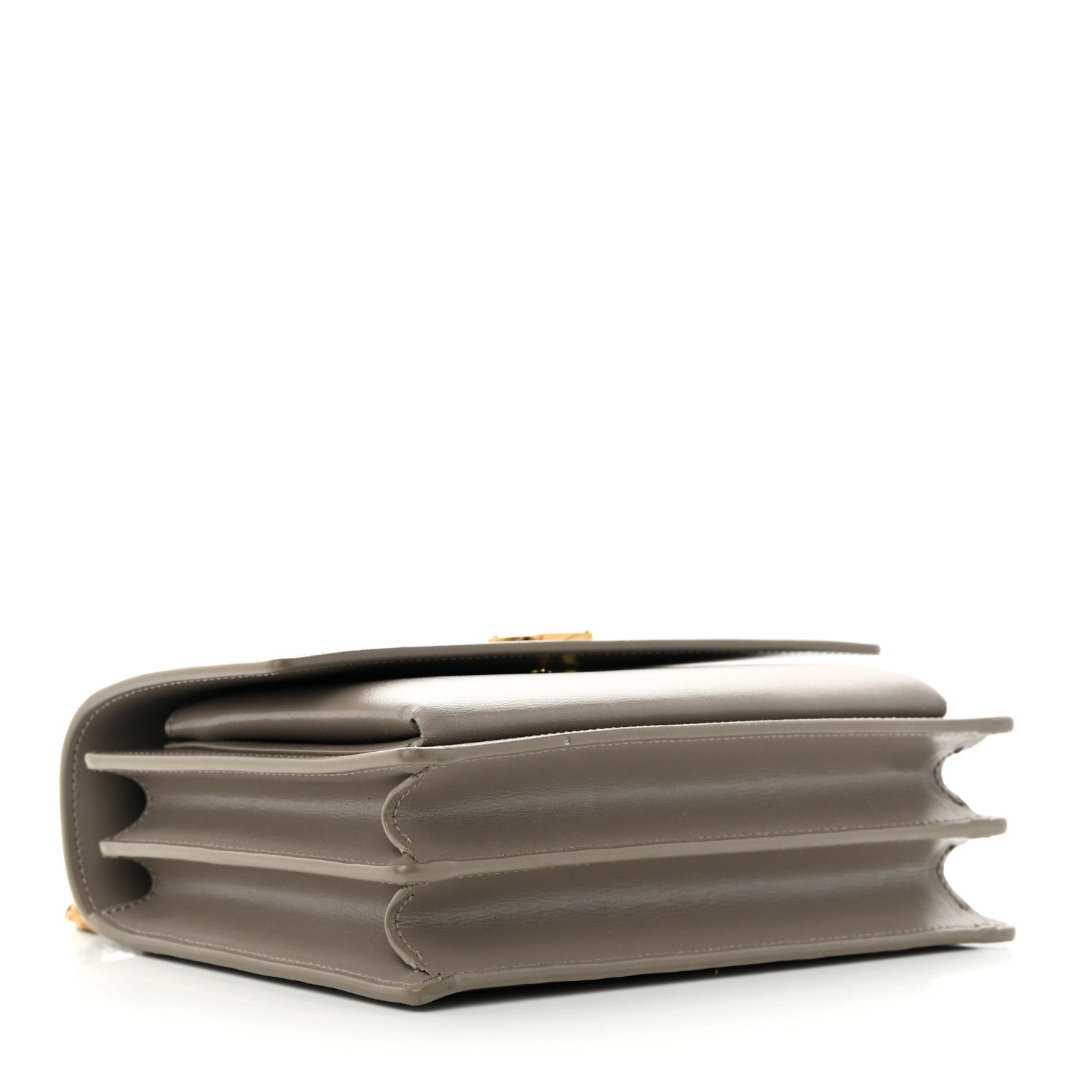 Saint Laurent Calfskin Medium Monogram Sunset Greyish Brown 4 of 13