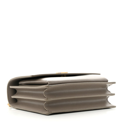 Saint Laurent Calfskin Medium Monogram Sunset Greyish Brown 4 of 13