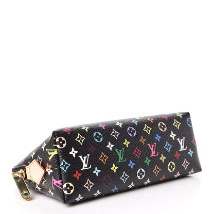Louis Vuitton Monogram Multicolor Cosmetic Pouch Black Grenade 4 of 7