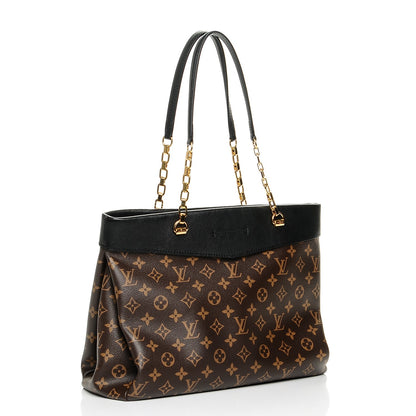 Louis Vuitton Monogram Pallas Shopper Black 3 of 6